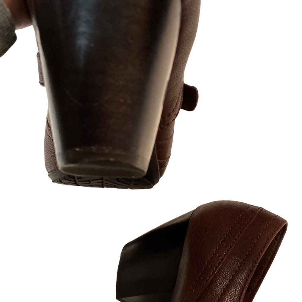 Bare Traps Women’s Hayden Brown Leather Slip on Booties/Clog Shoe. Size 11M - Picture 12 of 12